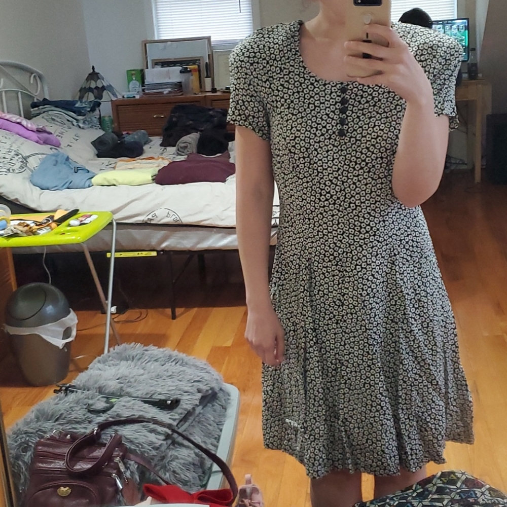 Eighties flower dress